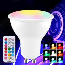 GU10 GU5.3 3W 5730 SMD RGB+White Dimmable LED Light Bulb with Remote Control AC85-265V GU10 GU5.3 3W 5730 SMD RGB+White Dimmable LED Light Bulb with Remote Control AC85-265V