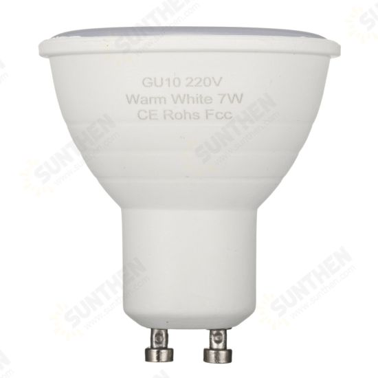 GU10 MR16 7W SMD2835 474LM Pure White Warm White LED Corn Spotlight Bulb for Home AC220V