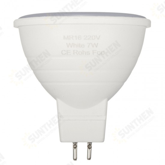 GU10 MR16 7W SMD2835 474LM Pure White Warm White LED Corn Spotlight Bulb for Home AC220V