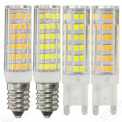 G9 E14 5.8W 220V LED Halogen Bulb 550LM Not Dimmable 76SMD 2835 Light Lamp 360° G9 E14 5.8W 220V LED Halogen Bulb 550LM Not Dimmable 76SMD 2835 Light Lamp 360°