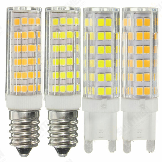 G9 E14 5.8W 220V LED Halogen Bulb 550LM Not Dimmable 76SMD 2835 Light Lamp 360°