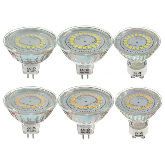 AC110V/220V GU10 MR16 MR11 4W SMD2835 18 LED Light Bulb for Home Indoor Garden Decoration