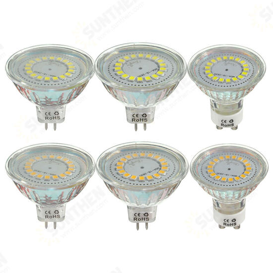 AC110V/220V GU10 MR16 MR11 4W SMD2835 18 LED Light Bulb for Home Indoor Garden Decoration