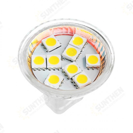 MR11 1.2W SMD5050 9LEDs 90LM Warm White Pure White Light Bulb DC12V