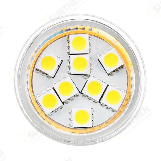 MR11 1.2W SMD5050 9LEDs 90LM Warm White Pure White Light Bulb DC12V