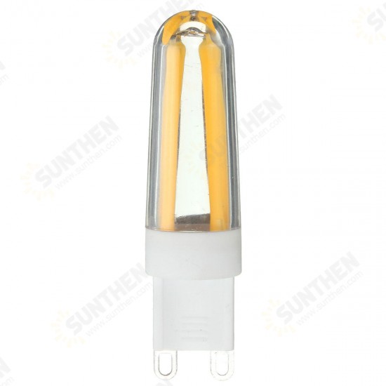 Mini 2.8W G9 Dimmable LED Corn Bulb Silicone Crystal COB Lamp Light AC220V