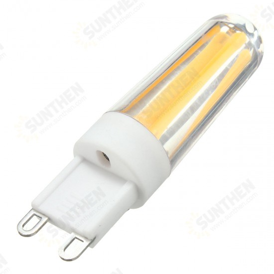 Mini 2.8W G9 Dimmable LED Corn Bulb Silicone Crystal COB Lamp Light AC220V