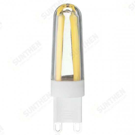 Mini 2.8W G9 Dimmable LED Corn Bulb Silicone Crystal COB Lamp Light AC220V