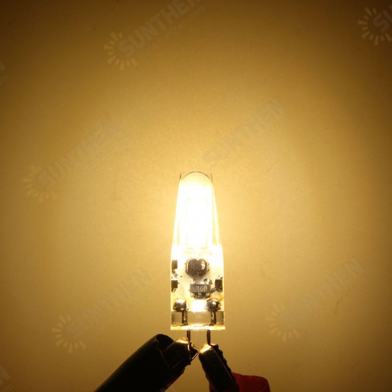 Mini G4 LED Corn Bulb 2W 6 SMD 2835 Silicone Crystal Lamp Light DC12V