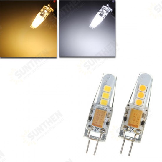 Mini G4 LED Corn Bulb 2W 6 SMD 2835 Silicone Crystal Lamp Light DC12V