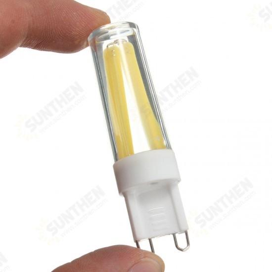 Mini G9 3W COB Pure White Warm White LED Silicone Crystal Lamp Light AC110V