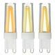 Mini G9 3W COB Pure White Warm White LED Silicone Crystal Lamp Light AC110V