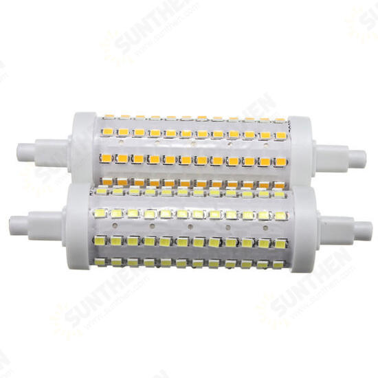 R7S 10W 108 SMD 2835 LED Flood Light Bulb Non-dimmable Lamp Tube Bulb 85-265V