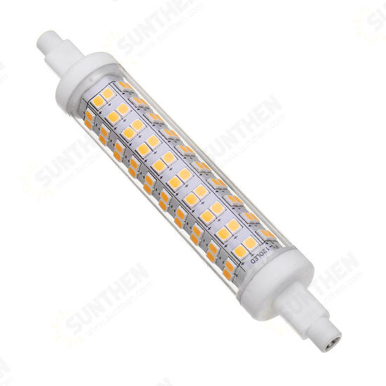 R7S 118MM 10W SMD2835 Warm White Pure White No Stroboscopic LED Corn Light Bulb AC85-265V