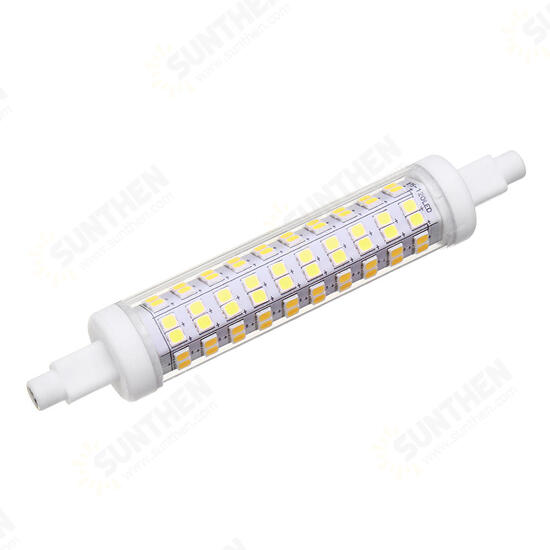 R7S 118MM 10W SMD2835 Warm White Pure White No Stroboscopic LED Corn Light Bulb AC85-265V