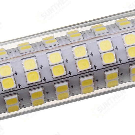 R7S 118MM 10W SMD2835 Warm White Pure White No Stroboscopic LED Corn Light Bulb AC85-265V