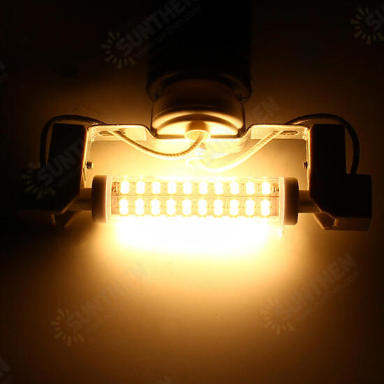 R7S 118MM 10W SMD2835 Warm White Pure White No Stroboscopic LED Corn Light Bulb AC85-265V