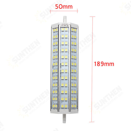 R7S 25W Non-Dimmable 189mm 72 SMD 5050 LED Corn Bulb Flood Light Halogen Lamp AC 85-265V