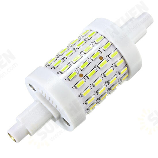 R7S 5W 72 SMD 4014 78mm LED Warm White White Corn Light Lamp Bulb AC85-265V