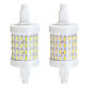 R7S 5W 72 SMD 4014 78mm LED Warm White White Corn Light Lamp Bulb AC85-265V