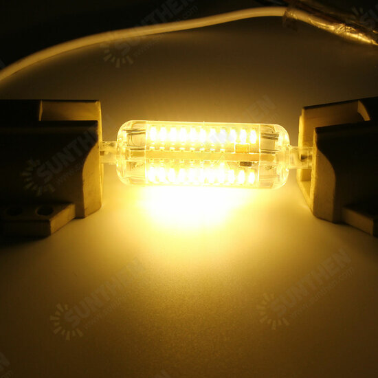 R7S 78mm 5W 76 SMD 4014 LED Pure White Warm White Light Lamp Bulb AC220V