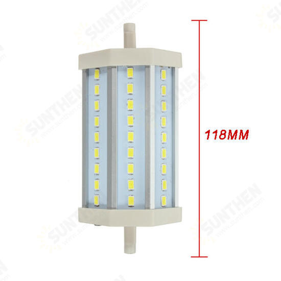 R7S Dimmable LED Bulb 118MM 10W 27 SMD 5630 Pure White/Warm White Light Lamp AC 85-265V