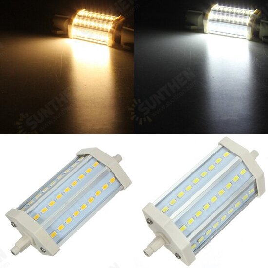 R7S Dimmable LED Bulb 118MM 10W 27 SMD 5630 Pure White/Warm White Light Lamp AC 85-265V