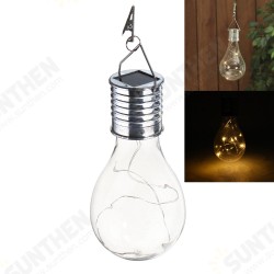 Solar Powered Warm White Waterproof Outdoor Garden Fairy Lighting Bulb Camping Hanging Lamp Solar Powered Warm White Waterproof Outdoor Garden Fairy Lighting Bulb Camping Hanging Lamp