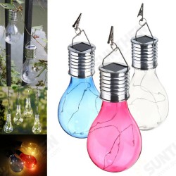 Solar Powered Warm White Waterproof Outdoor Garden Fairy Lighting Bulb Camping Hanging Lamp Solar Powered Warm White Waterproof Outdoor Garden Fairy Lighting Bulb Camping Hanging Lamp