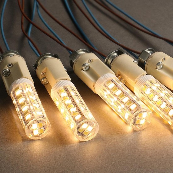 Three Color Temperature AC220V 2835 No Flicker G9 Ceramics LED Bulb Replace Halogen Lighting for Indoor Home