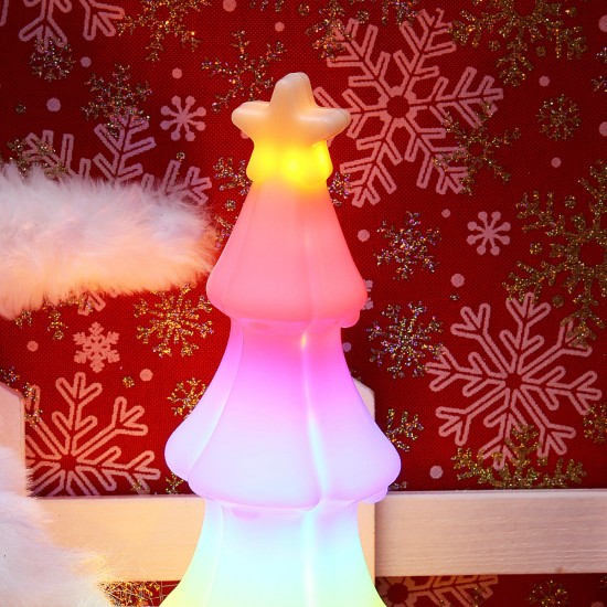 USB 360° Shining Christmas RGB Tree Shape 69 LED Bulb Festival Gift Party Decor