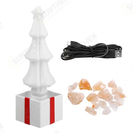 USB 360° Shining Christmas RGB Tree Shape 69 LED Bulb Festival Gift Party Decor