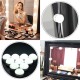 USB Powered DC5V 10 Bulb Dimmable LED String Light Mirror White Makeup Lamp Ambient Decor