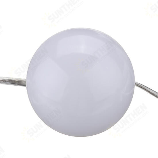 USB Powered DC5V 10 Bulb Dimmable LED String Light Mirror White Makeup Lamp Ambient Decor