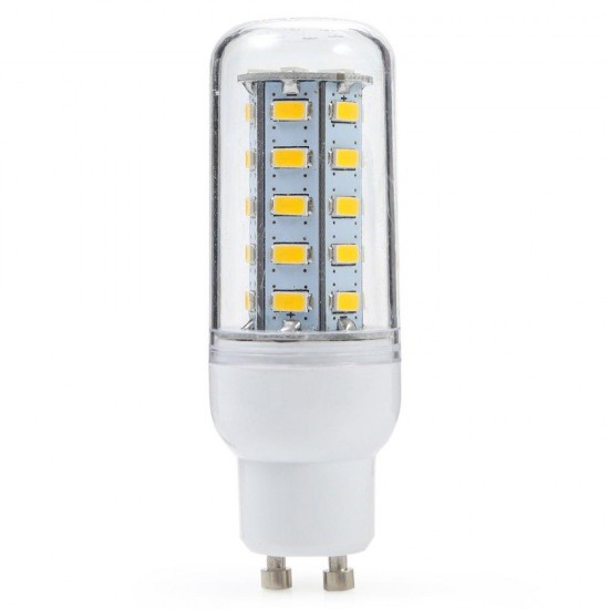 GU10 5W 36 SMD 5730 LED Light Pure White Warm White Cover Corn Bulb AC110V