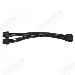 20cm Graphics Card 8 Pin Female to 2*8P(6+2)pin Extention Power Cable Male 20cm Graphics Card 8 Pin Female to 2*8P(6+2)pin Extention Power Cable Male