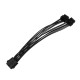 20cm Graphics Card 8 Pin Female to 2*8P(6+2)pin Extention Power Cable Male