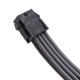 24P ATX Power Cable 8P 30MM Arc Nylon Braided Sleeved Extension Power Supply Cable Kits 4Pcs