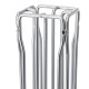40pcs Capacity Coffee Capsule Cup Holder Storage Stand Chrome Tower Mount Rack for Nespresso