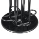 40pcs Capacity Coffee Capsule Cup Holder Storage Stand Chrome Tower Mount Rack for Nespresso