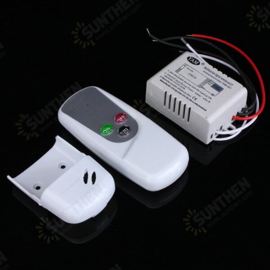 AC110V Wireless 1 Channel ON/OFF Light Lamp Remote Control Switch