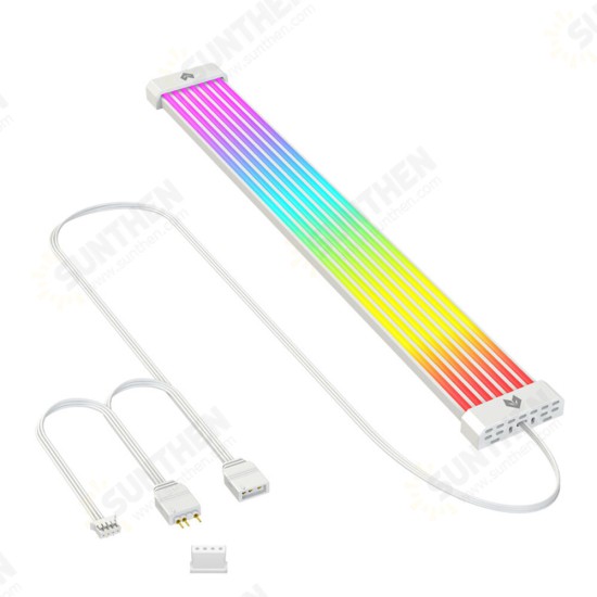 Computer Light-emitting Cable ARGB Neon Line 8PIN/24PIN Chassis Light Strip Panel For PC Cabinet Decoration AURA SYNC