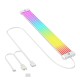 Computer Light-emitting Cable ARGB Neon Line 8PIN/24PIN Chassis Light Strip Panel For PC Cabinet Decoration AURA SYNC