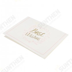 Creative Gilding Greeting Card for Birthday Thanksgiving Day Party Wedding Baking Best Wishes Card Creative Gilding Greeting Card for Birthday Thanksgiving Day Party Wedding Baking Best Wishes Card