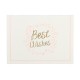 Creative Gilding Greeting Card for Birthday Thanksgiving Day Party Wedding Baking Best Wishes Card