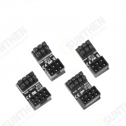 Graphics Power Adapter ATX 6PIN 8PIN Power Interface Turn 180 Degree Steering Adapter Graphics Power Adapter ATX 6PIN 8PIN Power Interface Turn 180 Degree Steering Adapter