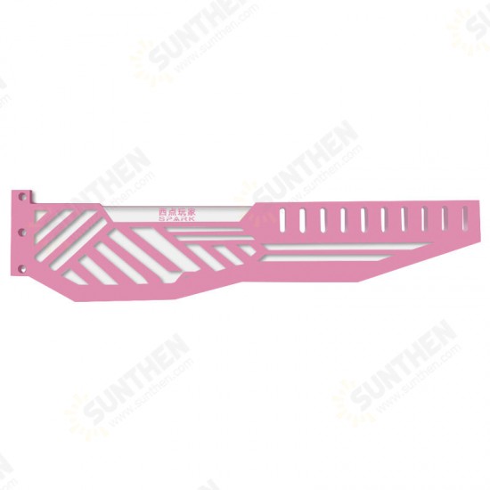 Graphics Card Bracket Pink 5V 3Pin ARGB Acrylic Material for PC