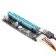 PCIE Mining Cable 1X to 16X Graphics Card Extension Cable PCI-E Anti-burn Design USB3.0 External Graphics Card Power Adapter Cable