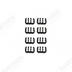 Sleeved Cable 24 Pieces Set Cord Clamp 4x24-Pin/12x8-Pin/8x6-Pin Cable Comb for 3mm Cable Gesleeved Up To 3.4mm Frosted Sleeved Cable 24 Pieces Set Cord Clamp 4x24-Pin/12x8-Pin/8x6-Pin Cable Comb for 3mm Cable Gesleeved Up To 3.4mm Frosted