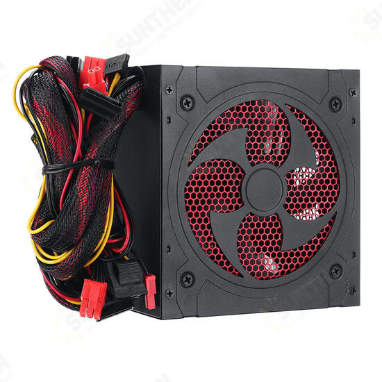 1000W Silent PC Power Supply Gaming PCI SATA ATX 12V 2.31 LED Fan Computer